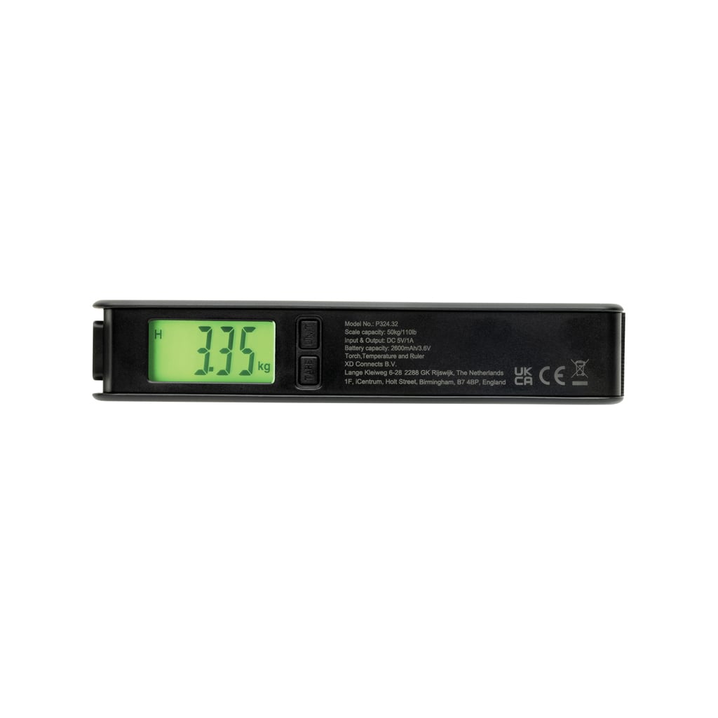 Swiss Peak 5-in-1 luggage scale powerbank torch