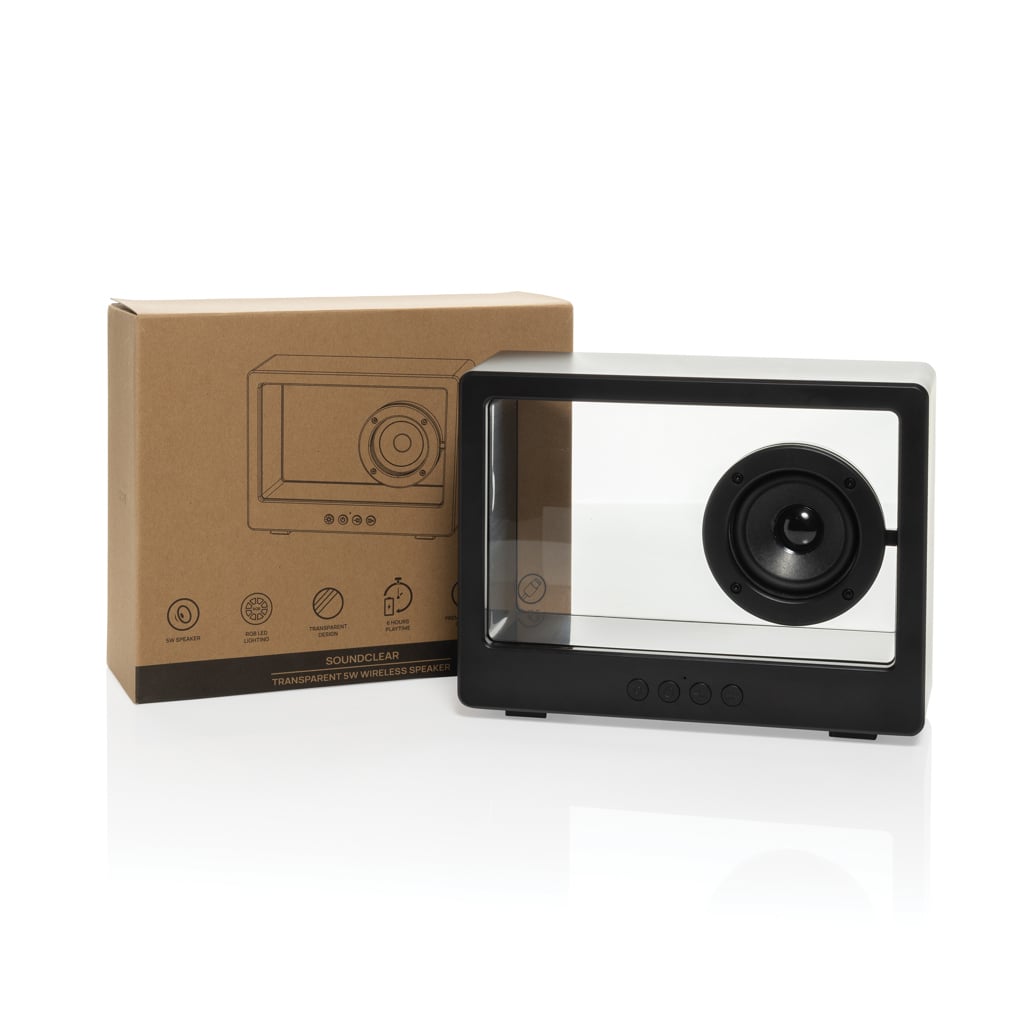 Soundclear Transparent 5W wireless speaker