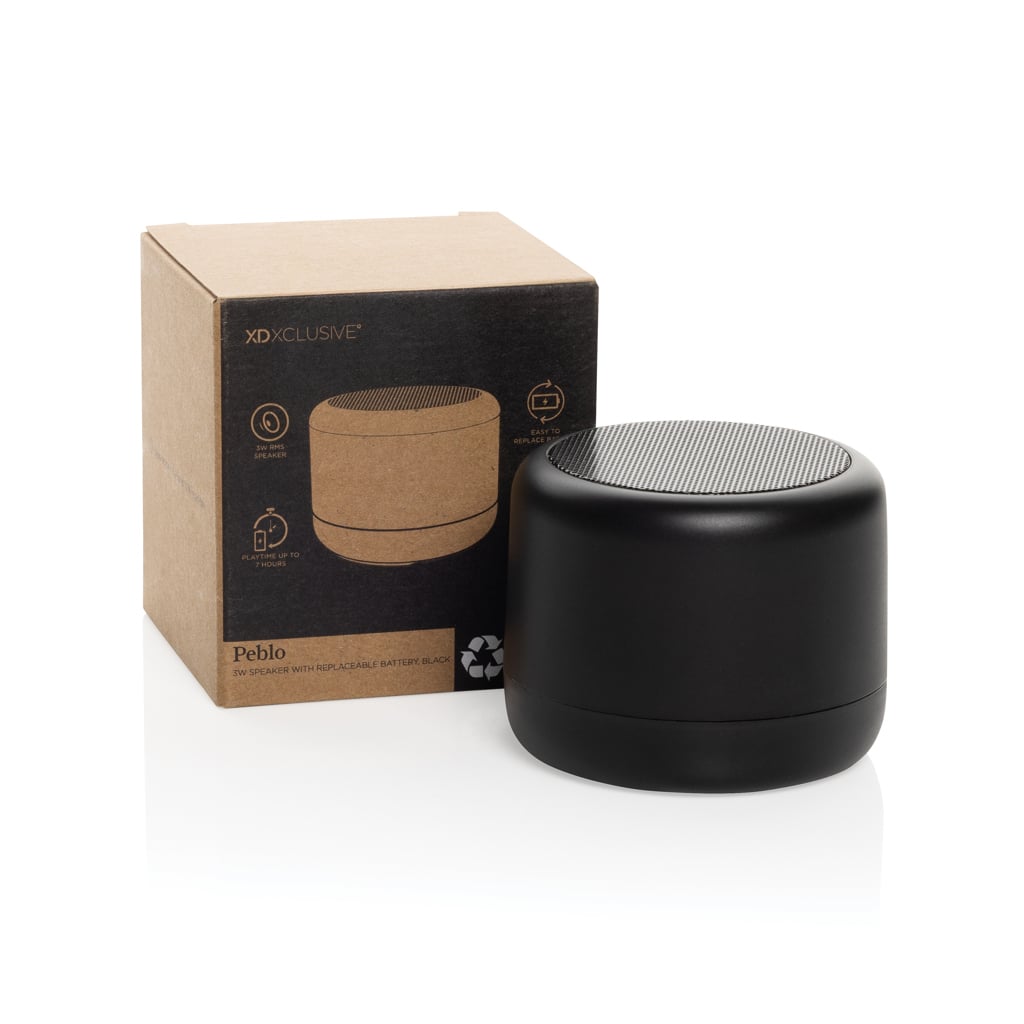Peblo RCS 3W speaker with removable battery