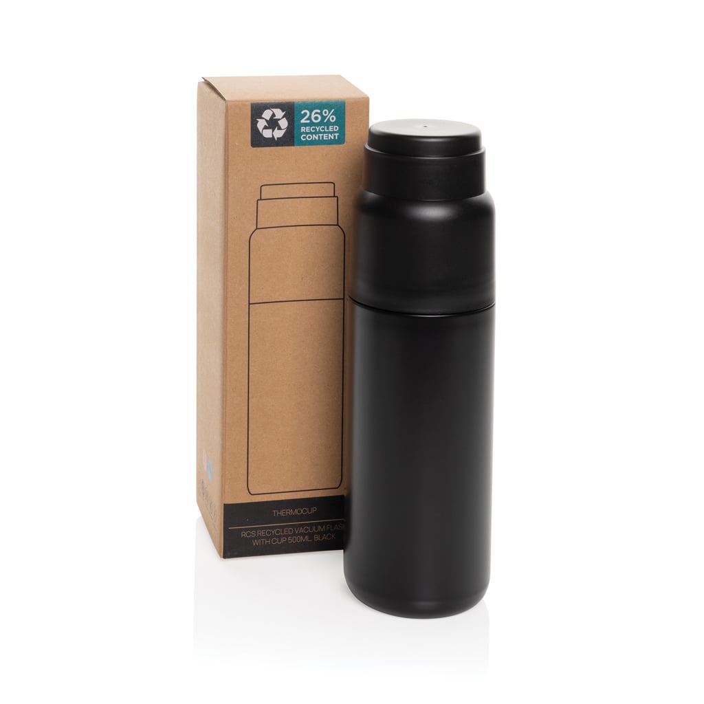 Thermocup RCS recycled vacuum flask with cup 500ml