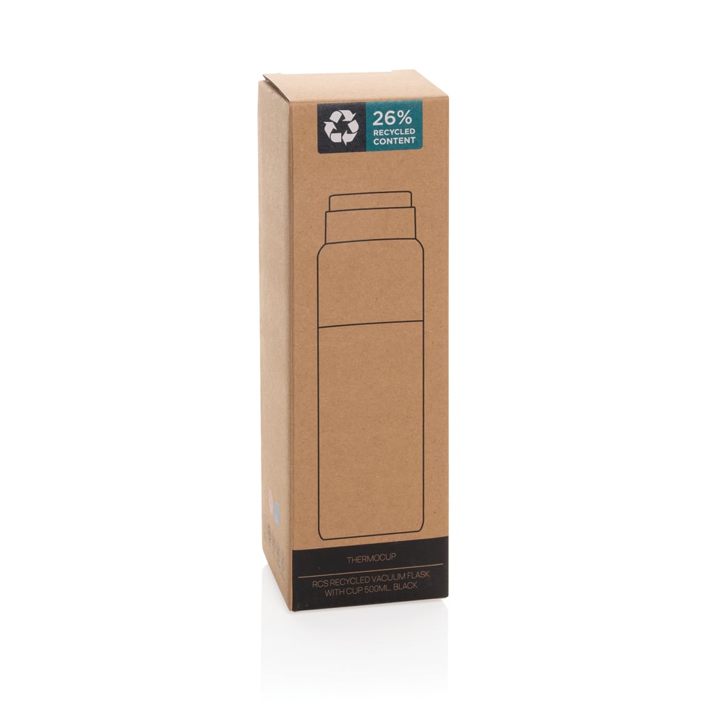Thermocup RCS recycled vacuum flask with cup 500ml