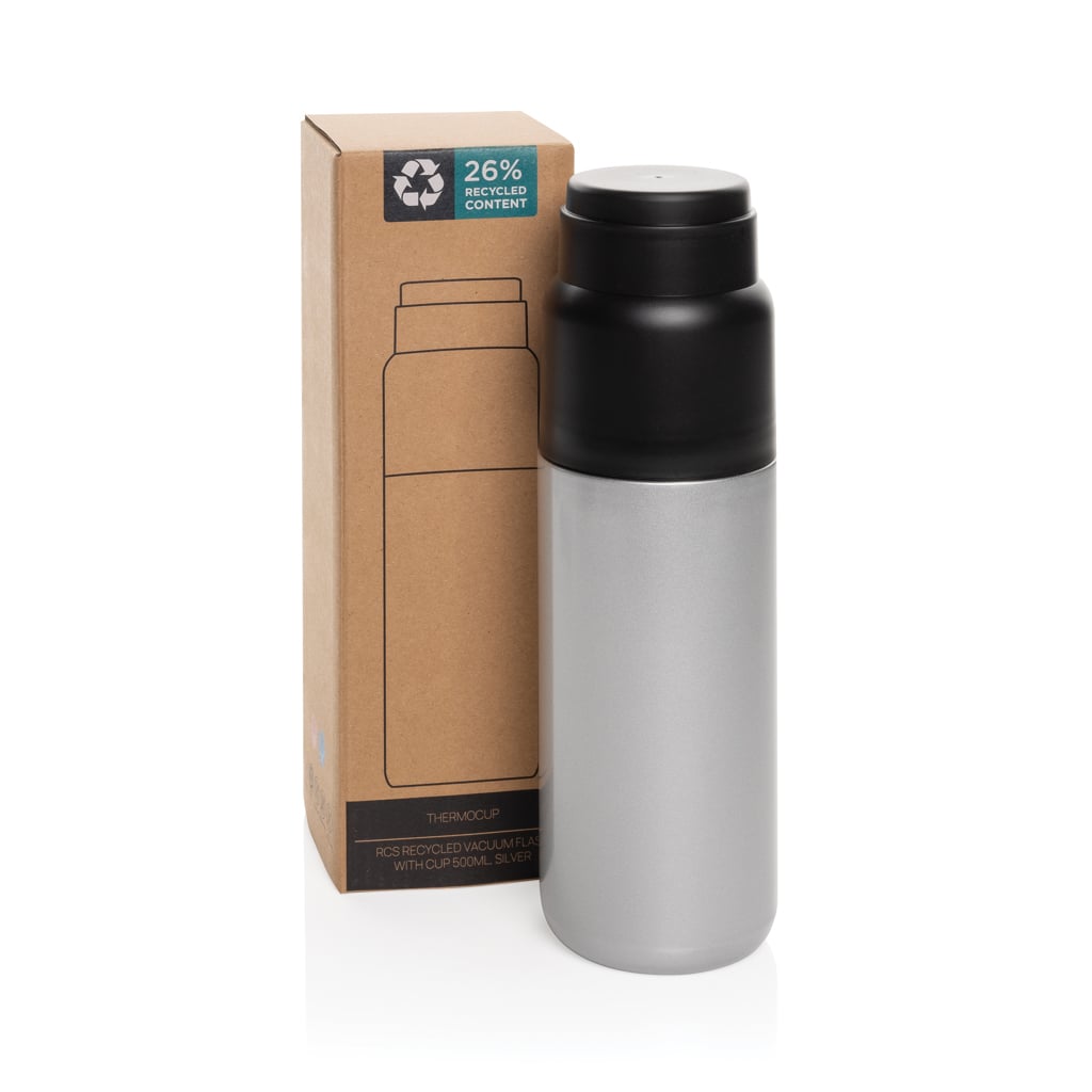 Thermocup RCS recycled vacuum flask with cup 500ml