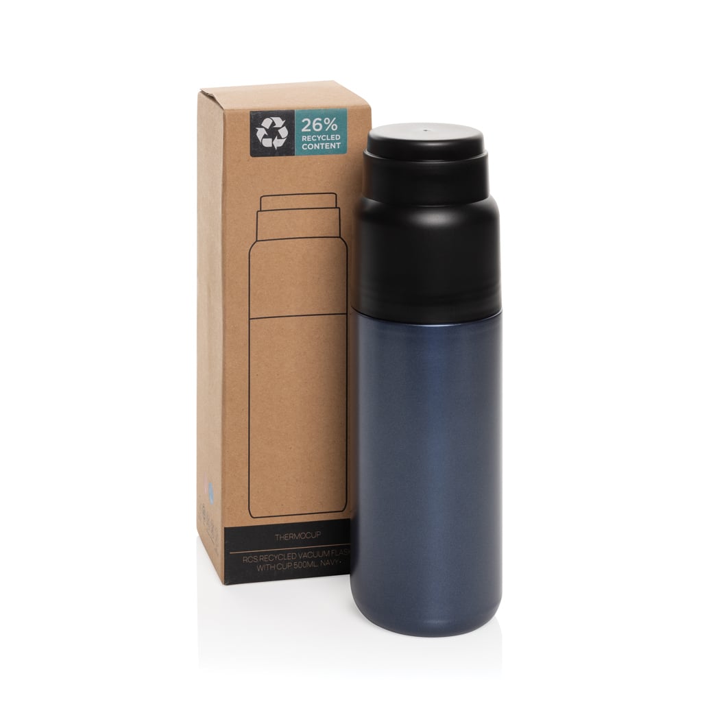 Thermocup RCS recycled vacuum flask with cup 500ml