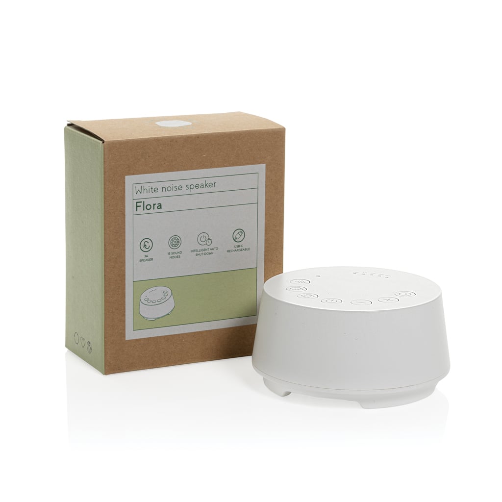 Flora RCS recycled plastic white noise speaker