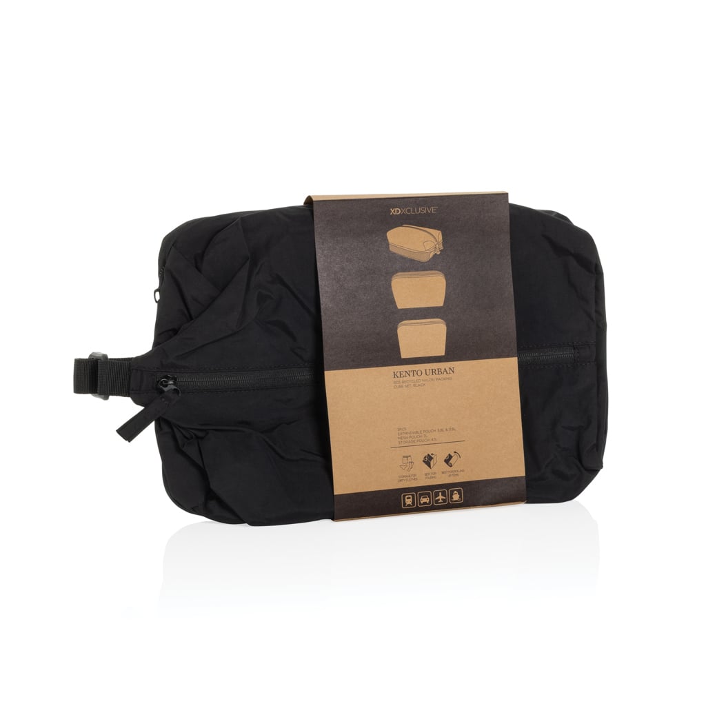 KENTO URBAN RCS recycled nylon packing cube set