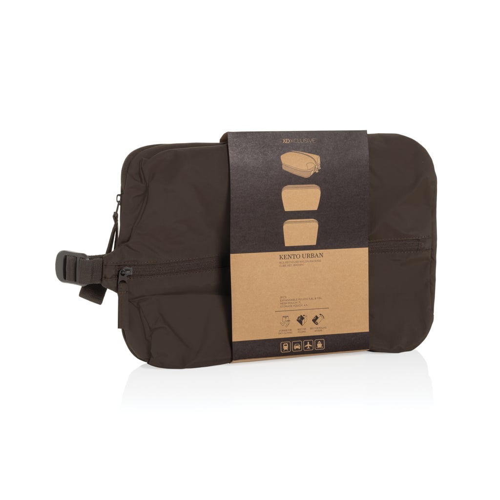 KENTO URBAN RCS recycled nylon packing cube set