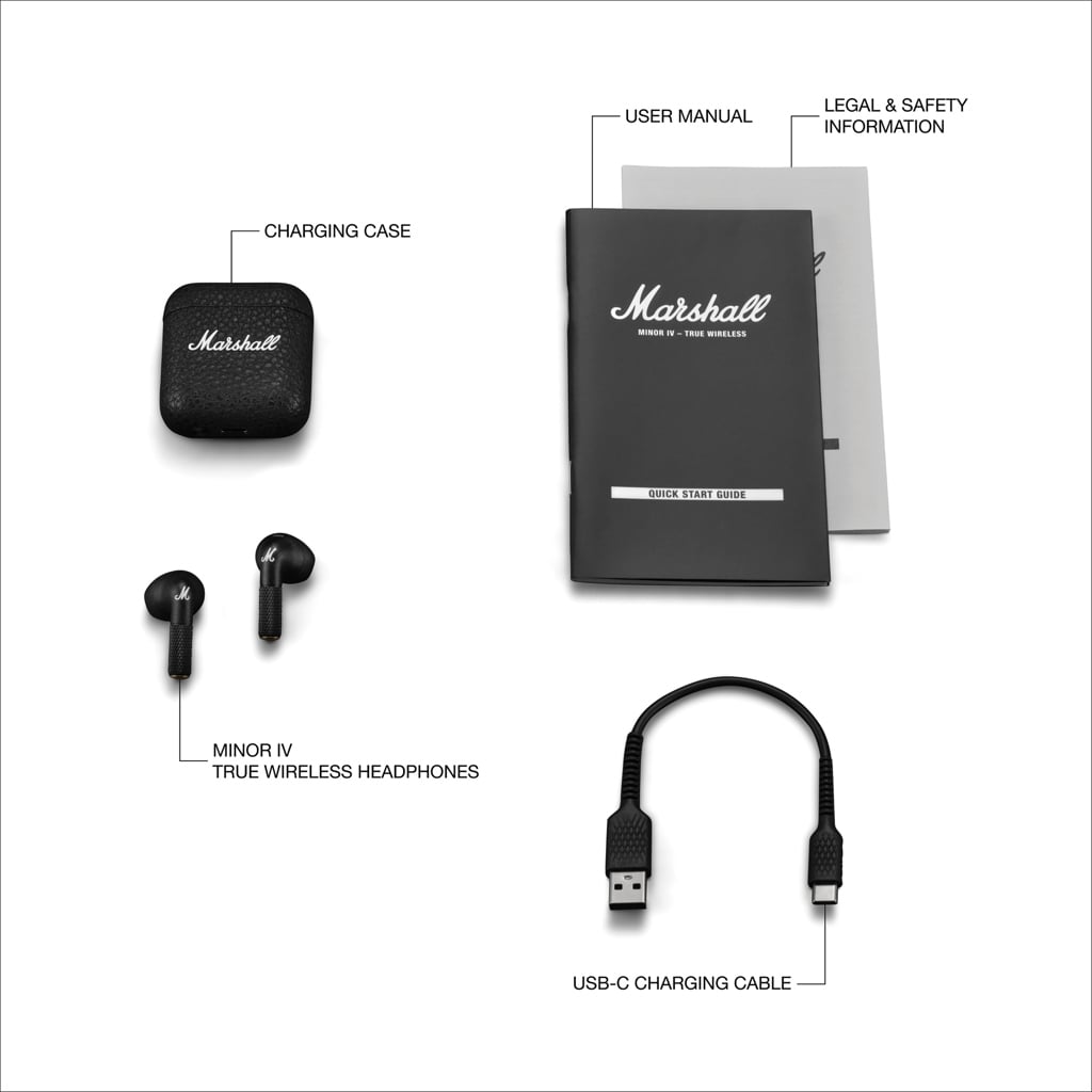 Marshall Minor IV 30H+ TWS Earbuds