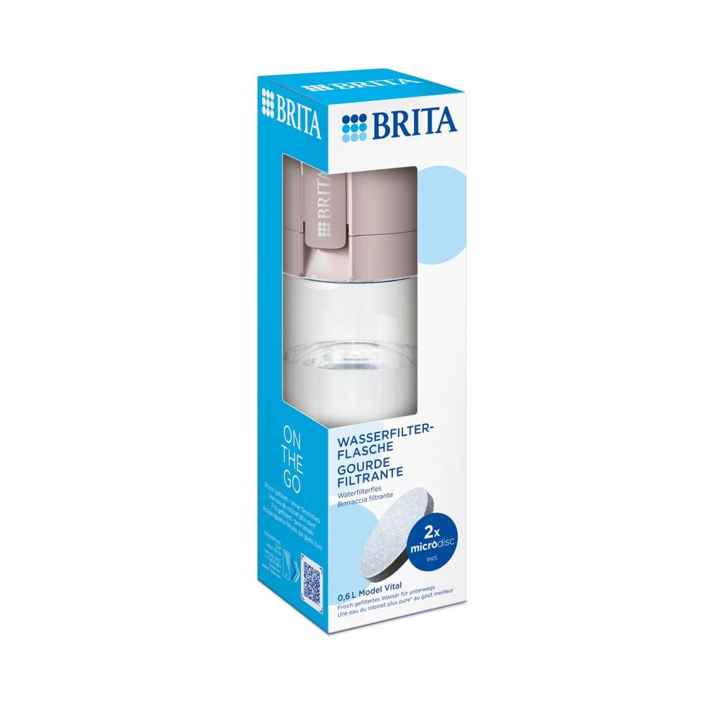 BRITA VITAL Water filter bottle incl. 2 filters 600ML