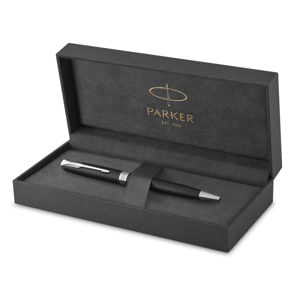 Parker SONNET Ballpoint Pen, Matte Black with Palladium Trim