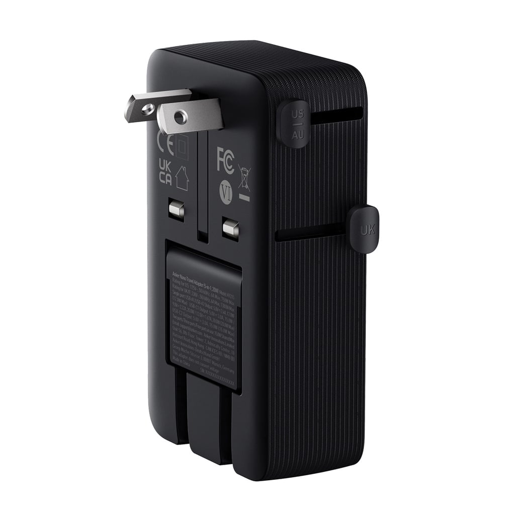 Anker Nano Travel Adapter (5-in-1, 20W)