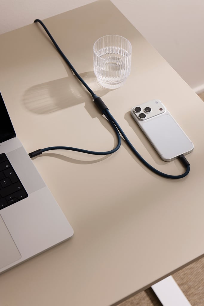 VINGA Baltimore silicone multi charging cable (C+2C)